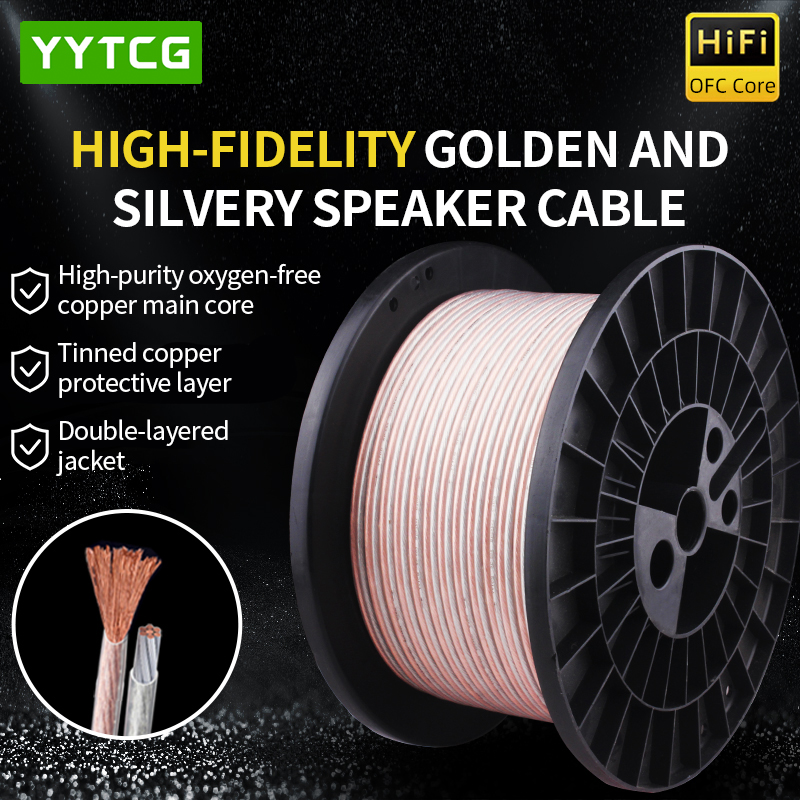 Home Cinema Ampli - YYTCG DIY HIFI Ses Kablosu Oksijensiz