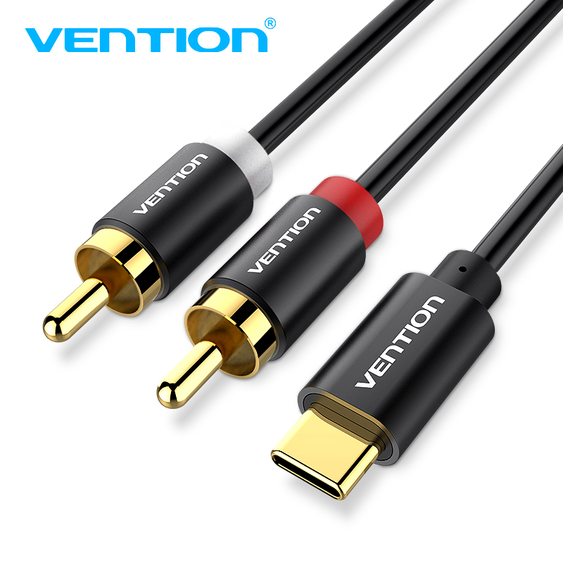 Home Cinema Ampli - USB C RCA ses kablosu tip-c