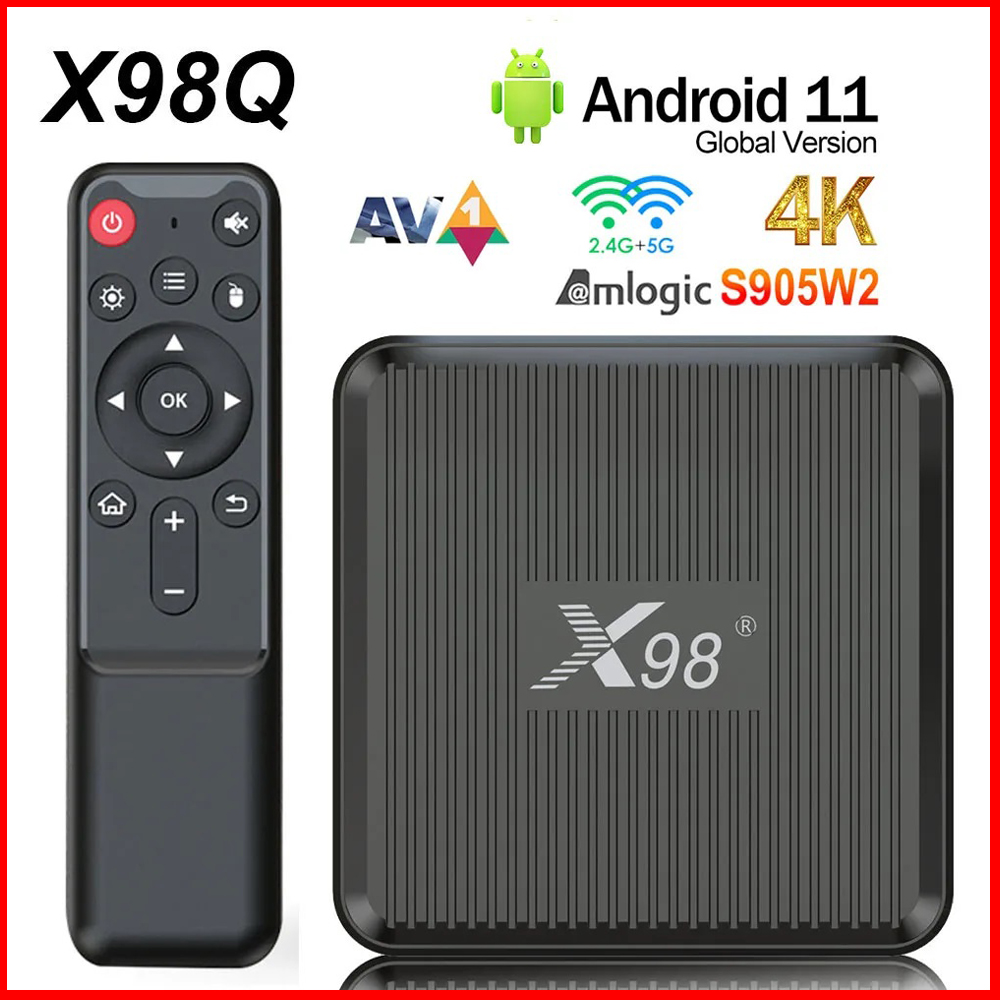 Home Cinema Youtube - X98Q Akıllı TV Kutusu AV1 Amlogic