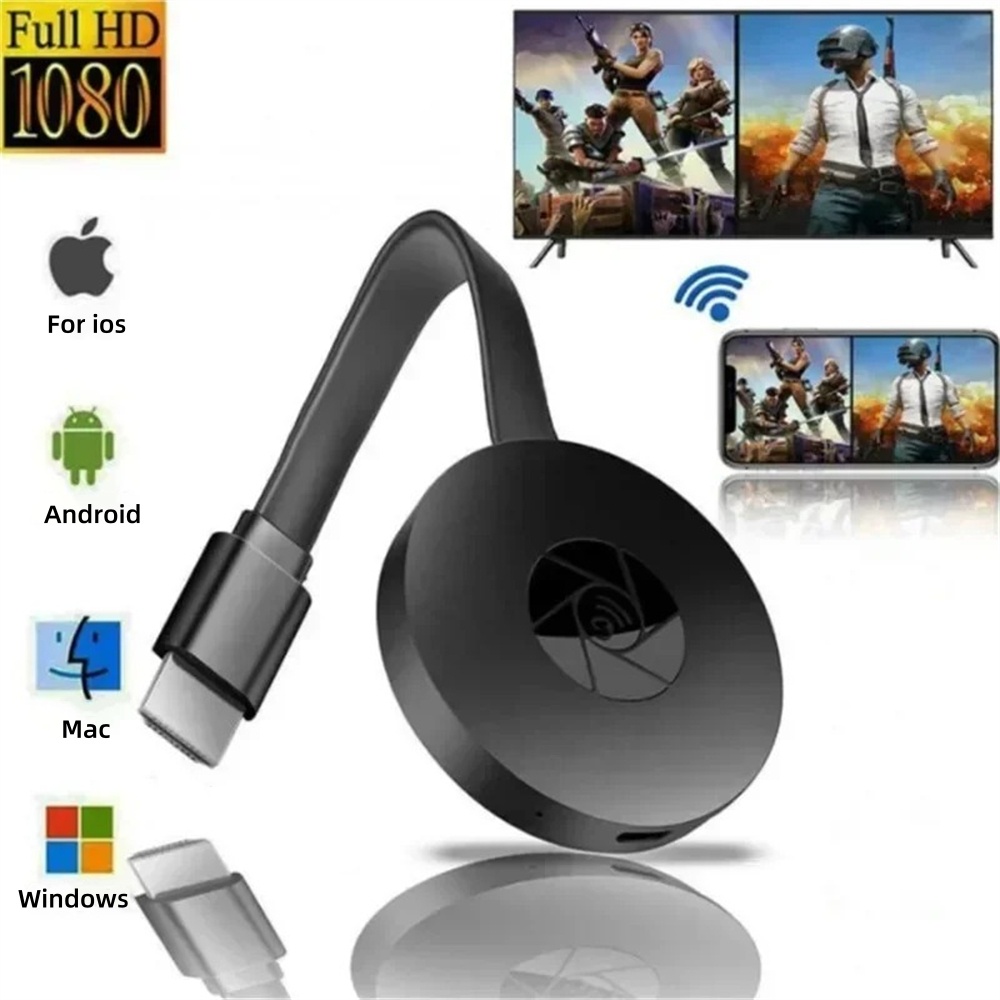 Smart Tv Stick - 1080P Kablosuz Hdmi Dongle WIFI TV