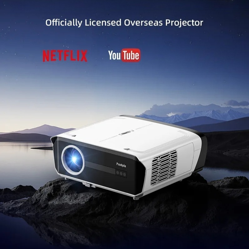 Netflix Home Cinema - Yerel 1080P 1850ANSI Işınlı Taşınabilir Projektör