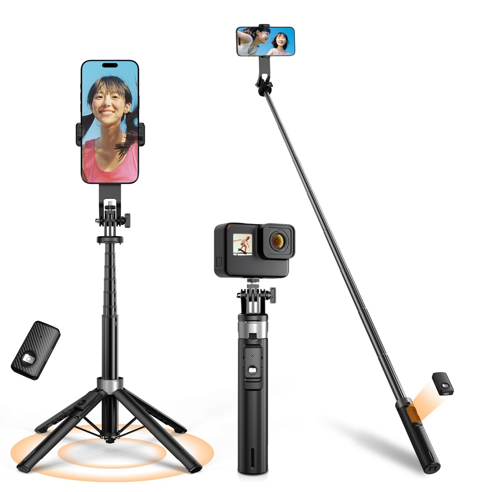 Smart Tv Stick - 1300mm Kablosuz Bluetooth Selfie Sopa Tripod