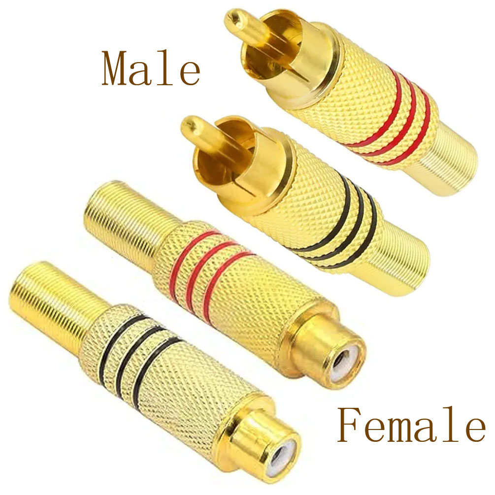 Home Cinema Ampli - 4 adet RCA fiş altın kaplama
