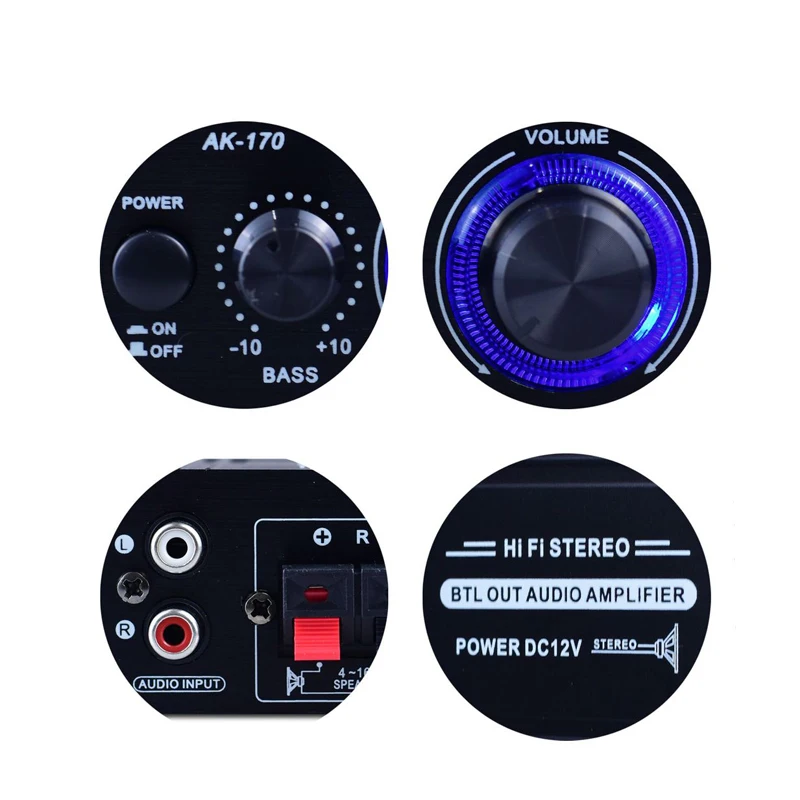 AK170 Mini Dijital Güç Ses Ara - Home Cinema Ampli incelemesi ve fiyatı
