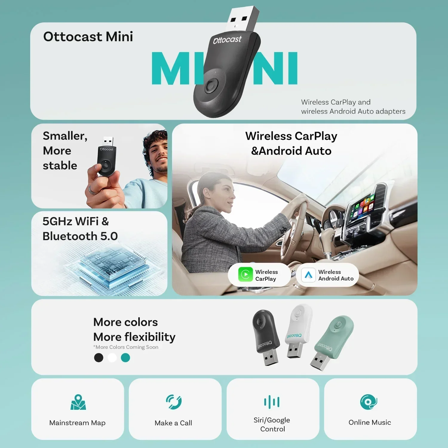 OTTOCAST MINI 2'si 1 Arada Kab - Smart Tv Stick incelemesi ve fiyatı