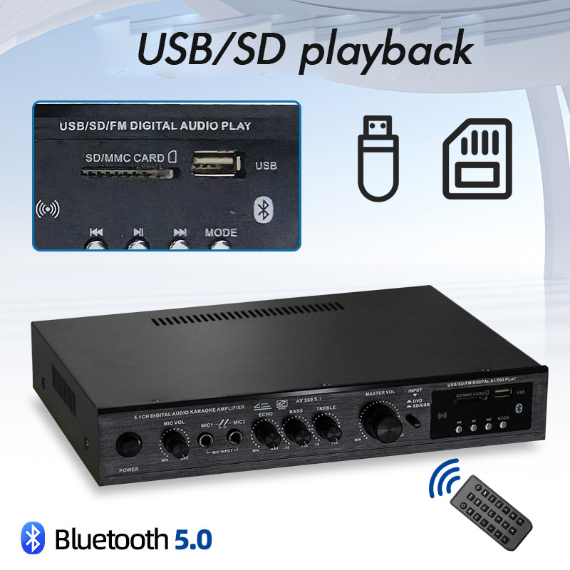Bluetooth 5.1 Ses Hoparlör Amp - Home Cinema Bluetooth incelemesi ve fiyatı