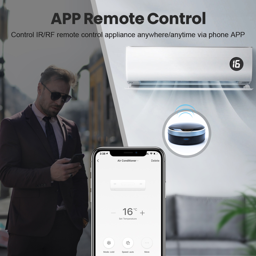 Tuya IR RF 433/315 evrensel WI - Home Cinema App incelemesi ve fiyatı