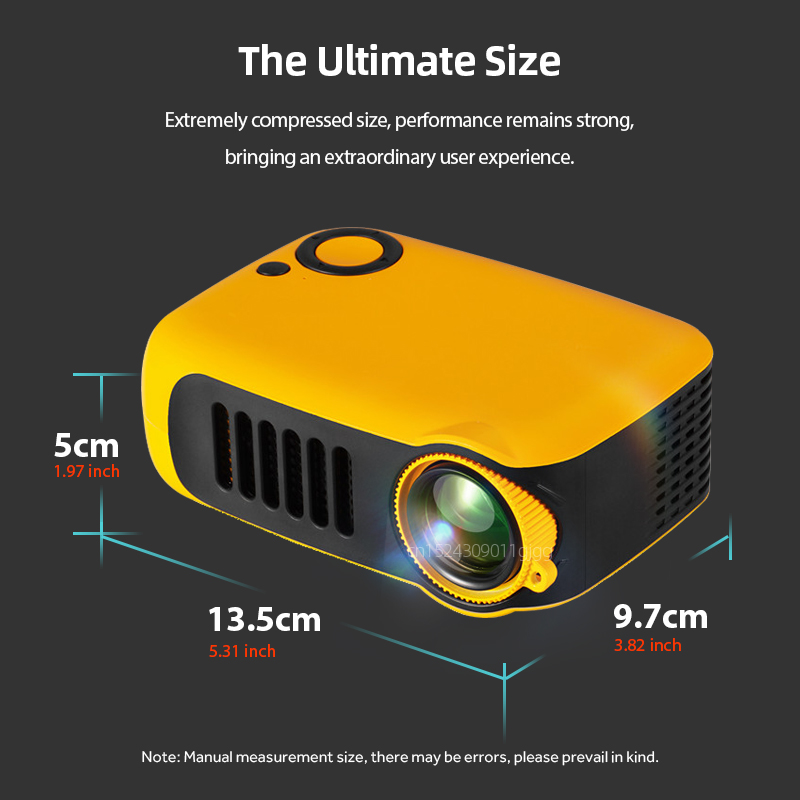 A2000 Mini Projektör Taşınabil - Home Cinema Gaming incelemesi ve fiyatı