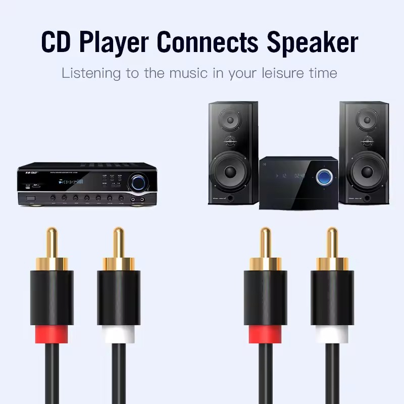 HIFI Stereo RCA Kablosu 2RCA R - Home Cinema Ampli incelemesi ve fiyatı