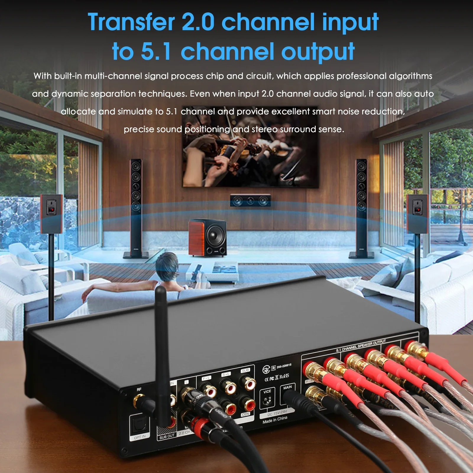 Douk Ses 5.1 Kanal Dijital Amp - Home Cinema Bluetooth incelemesi ve fiyatı