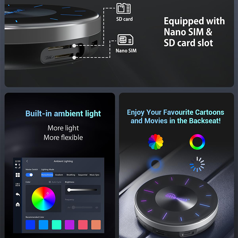 OTTOCAST P3 CarPlay AI Kutusu  - Smart Tv Stick incelemesi ve fiyatı