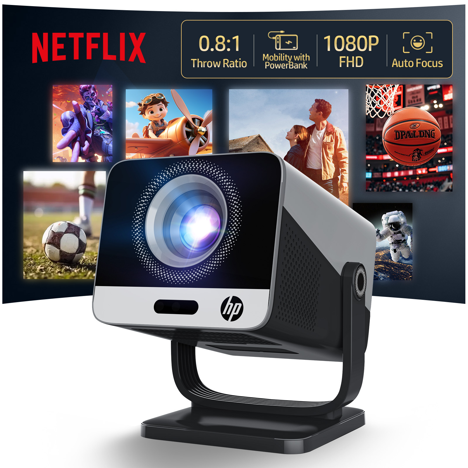 HP MC475 Projektör Netflix Lis - Netflix Home Cinema incelemesi ve fiyatı