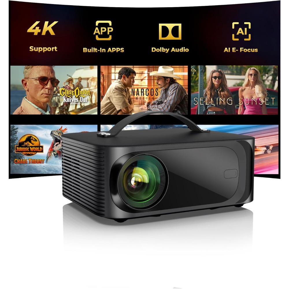 4K Akıllı Projektör, WiFi Blue - Netflix Home Cinema incelemesi ve fiyatı